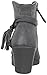 crocs Women's Leigh Suede Mix Wedge Bootie Ankle, Slate Grey, 8 M US