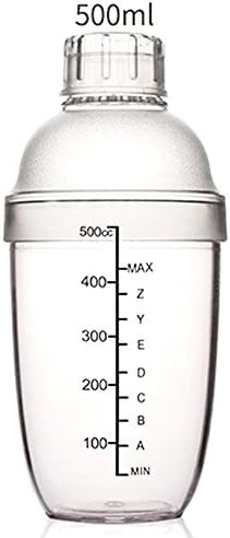 Cocktail Shakers PC Resin Plastic Cocktail Making Set with Scale for Home Kitchen