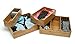Lipper International 1891 Bamboo Wood Drawer Storage Organizer Box, Medium, 7-3/4