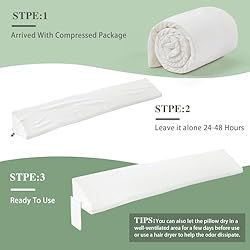 Full Size Bed Wedge Pillow - for Headboard