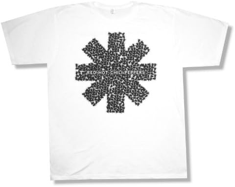 Red Hot Chili Peppers "Fly Asterisk" White T-Shirt New Adult