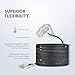 TerraBloom 16/3 Heavy Duty Extension Cord 50 FT Outdoor - Black Outdoor Extension Cord Multiple Outlet - Ultra-Flexible SJEOW Rubber, Light Indicator, Triple Outlet for Maximum Efficiency - 13 Amp