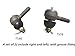 Club Car Tie Rod End for DS G&E 1976-2008 Driver and Passenger Side OEM #75397540 (1 Left + 1 Right Hand Thread)