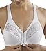 Glamorise Elegance Satin and Lace Front Close Soft Cup Bra