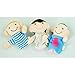 Moon Boat Family Member Finger Puppet Kids Toy 6 PCS