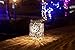voona 2-Pack Solar Mercury Glass Jar Hanging Outdoor Light for Garden Decorations Outdoor Decor (Silver)
