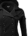 Plus4u Women's Beautiful Fit Classic Double Breasted Trench Coat Plus Size