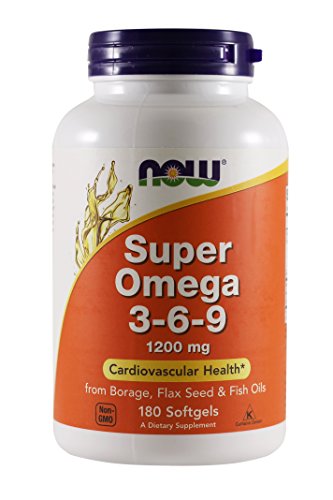 Super omega 3-6-9 1200mg 180 softgels (pack of 2)