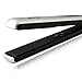 Berta Flat Iron 1-Inch Hair Straightener with LED Display, Black and White