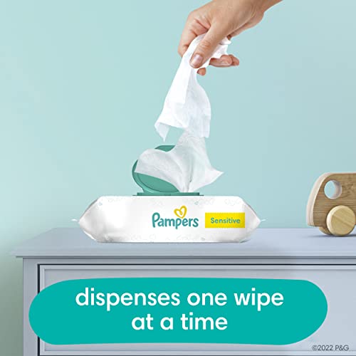 Pampers Baby Wipes Refills, 576 Count - Sensitive Water Based