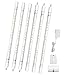 LUXSWAY Under Cabinet Lighting Kit Dimmable Remote Control LED Plug in 12 inches Linkable Bar Light Closet Kitchen Wall Stick Night Lights primary