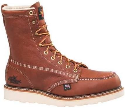 Work Boots, 8, EE, Men, Lace Up, Light Brn, PR
