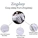 Zingsleep Goose Down Alternative Comforter （Queen 90 x 90 Inch）,Ultra Soft Brushed Microfiber， Quilt with Corner Tab for All Season Hypoallergenic Plush Mircofiber Comforter Duvet Insert
