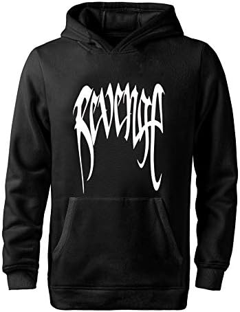HASIZHE Unisex Hoodie Xxxtentacion Revenge Printed Cool Graphic Pullover Hooded Sweatshirt Top