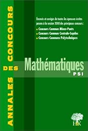 Mathématiques, PSI