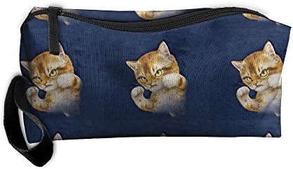 Fighter Kitten Pencil Pen Case Cosmetic Makeup Bag