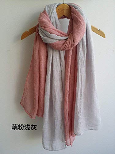 SED Scarf-Cotton Scarf Shawl Double Color Mosaic of Spring and Autumn Long Lady Warm Winter Color Shawl Scarf Imitation Cashmere Scarf Female Autumn and Winter Korean Students Knitted Shawl Long,Lotu
