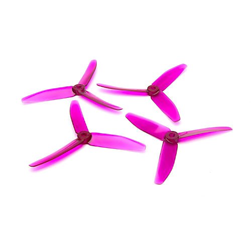 DYS 5x4 Tri-Prop Transparent: Purple