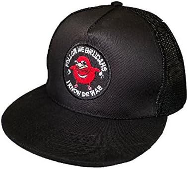 Ugandan Knuckles Follow Me Brudahs I Know Da Wae Snapback Black Fashion Funny Cap