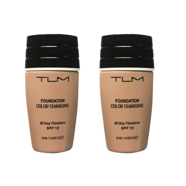 x2 Glamza TLM Self Adjusting Colour Changing Foundation - Smart Packaging - TWIN PACK