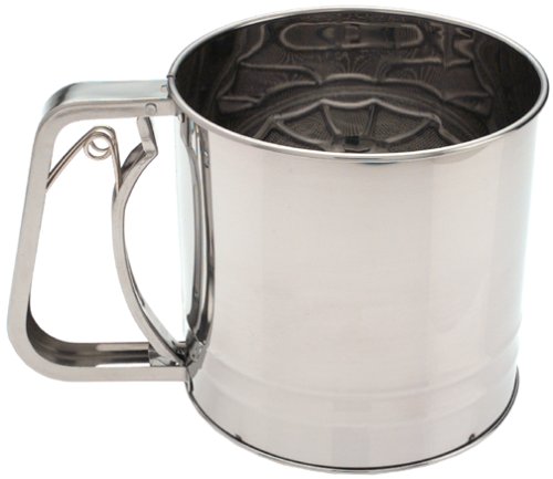 Amco Stainless Steel Sifter, 5-Cup
