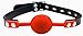 Star Tech Bondage Gear Silicone Mouth Gag (Red)thumb 4