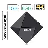 [Pure Version]XEDIRECT Android 6.0 TV Box , 4K WiFi Android Box DOLAMEE D5 Quad Core True 4K Playing with Learning Remote