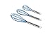 Wired Whisk Set-COMMERCIAL KITCHEN GRADE - 3pc Silicone Whisk Set - Stainless Steel and Silicone NON-SLIP COATED