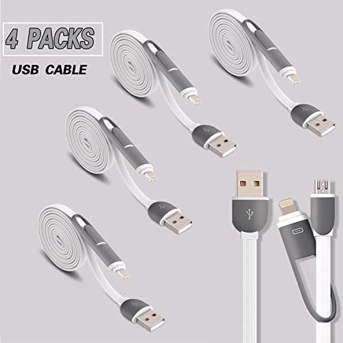 iPhone Charger line, iOS device and Android device.2-in-1 Data line iphone apple, Android USB Cable PowerLine Lightning Cable (3ft), MFi Certified for iPhone8 / 8 Plus 7/7 Plus6/ 6 Plus 5s Samsung