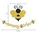 Mommy To Bee Banner, Bumble Bee Baby Shower Banner Gender Reveal Party Decorations