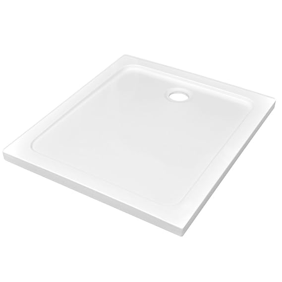 vidaXL Duschwanne ABS 80x90 cm Duschtasse Brausewanne Duschbecken Superflach