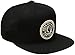 Brixton Men's Rival Medium Profile Adjustable Snapback Hat, black/gold, One Size