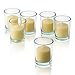 Light In The Dark Ivory Votive Candles - Box of 72 Unscented Candles - 10 Hour Burn Time - Bulk Candles for Weddings, Parties, Spas and Decorations