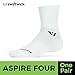 Swiftwick Four Aspire Socks (Large, White)