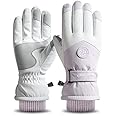 JJZS Winter Ski Snow Gloves for Men, Women, Youth | Touchscreen & Waterproof Cold Weather Hand Warming Gloves Winter Work Gloves