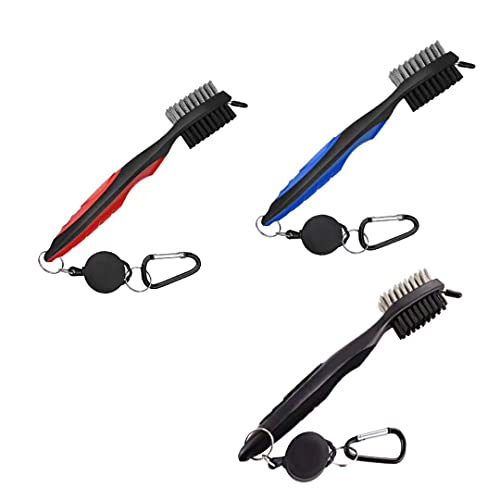 SHENGQIDZ 3 Pack Golf Club Brush MustHave Golf Tool for Cleaning