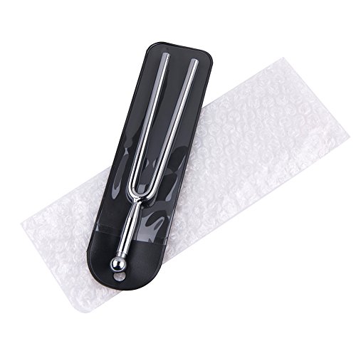QIYUN Tuning Fork, A440Hz Tuning Fork - Standard A 440 Hz Violin Guitar Tuner Instrument with Soft Shell Case and Cleaning Cloth