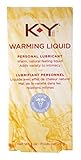 KY Warming Liquid Personal Lubricant Warm, Sex Lube Natural Feeling Liquid : Size 3 Ounces, (3 x 1 oz bottles)