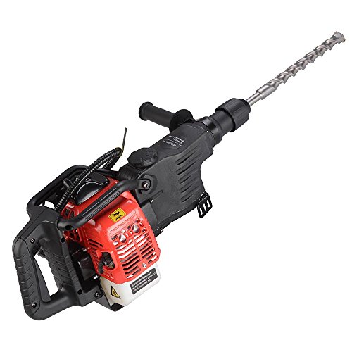 Yescom 2in1 32.6cc Gasoline Demolition Hammer Drill Chisel Concrete Breaker 2 Stroke w/EPA Certification