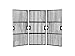 Music City Metals 61753 Gloss Cast Iron Cooking Grid Replacement for Gas Grill Model Brinkmann 810-1750-S, Set of 3