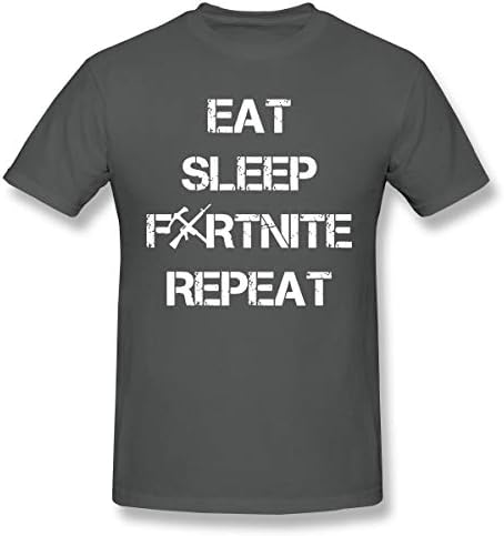 Eat Sleep Repeat Fort Nite Black T Shirt