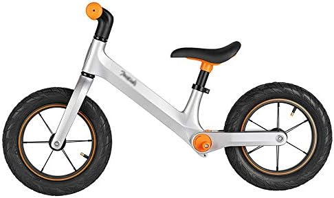 バランスバイクノーペダルプロフェッショナルウルトラライト競争スクーター2 6歳の子供幼児まず自転車誕生日プレゼントを衝撃吸収 Color Silver