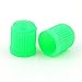 GODESON Green Plastic Valve Cap for Kinds of Cars, Trucks, Bikes Scharder Valve.Hard Valve Cap Help Prevent Air Leakage(Pack of 5pcs)