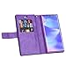 FLYEE Case Compatible with Galaxy Note 10 Plus (6.8 inch,Released 2019),Wallet Case for Women and Girls with Card Holder,10 Card Slots Flip PU Leather Zipper Protective Case with Wrist Strap -Purple