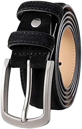 Amazon Co Jp ジーンズカジュアルビジネスベルトに適したメンズベルトスエードベルト ホーム キッチン
