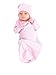 Baby Be Mine Newborn Gown and Hat Set Layette Romper Coming Home Outfit