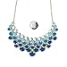 Jane Stone Fashion Statement Collar Necklace Vintage Openwork Bib Costume Jewelry