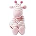 Manhattan Toy Baby Activity Plush Toy with Ring Rattle, Pink Giraffe, 10