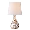 JONATHAN Y JYL1024A Mona 20.5" Mini LED Lamp Cottage,Coastal,Transitional for Bedroom, Living Room, Office, College Dorm, Coffee Table, Bookcase, Seashell