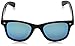 Polaroid Sunglasses Unisex-Adult Pld6009sm PLD6009SM Polarized Wayfarer Sunglasses, Shiny Black/gray Blue Mirror Polarized, 50 mm